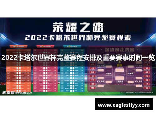 2022卡塔尔世界杯完整赛程安排及重要赛事时间一览