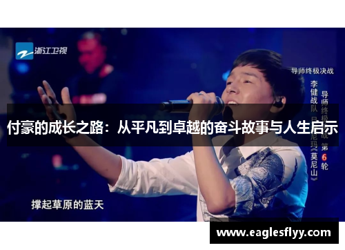付豪的成长之路：从平凡到卓越的奋斗故事与人生启示